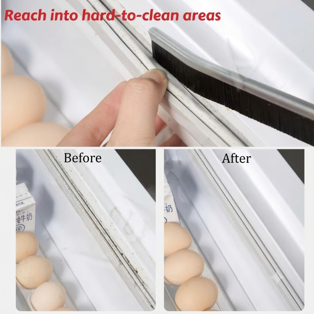 Multipurpose Gap Cleaning Brush Set | For Bathroom, Kitchen, Window, Tiles