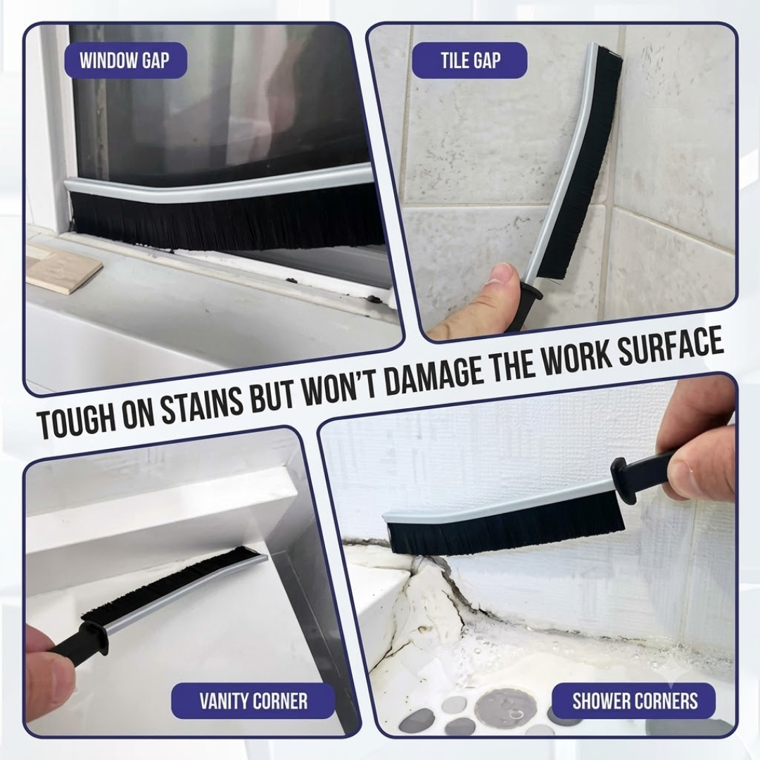 Multipurpose Gap Cleaning Brush Set | For Bathroom, Kitchen, Window, Tiles