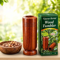 Vijaysar Wooden Glass – Ayurvedic Diabetes & Sugar Control Tumbler (100 ml)